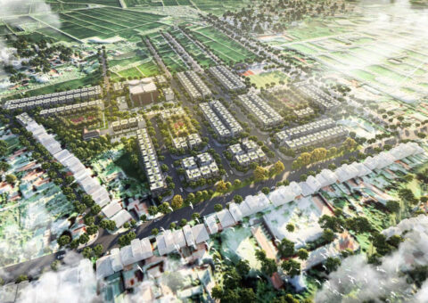 Phối cảnh dự án Trung tâm văn hoá, giáo dục, thể thao và dân cư mới xã Thái Học