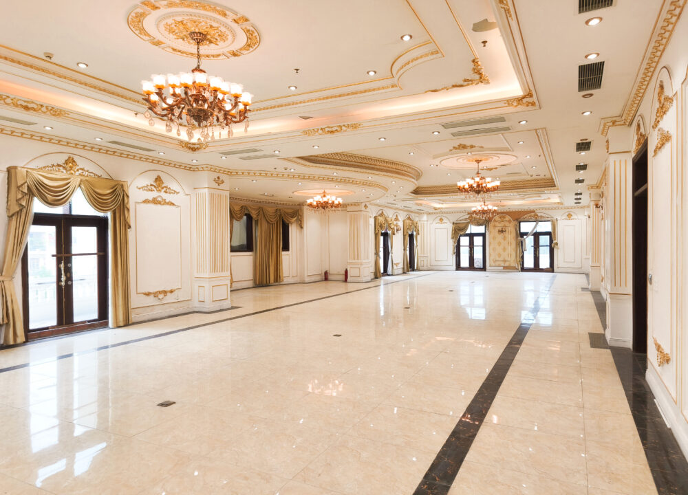 Mặt bằng có diện tích lên đến 350m2, dễ dàng chia nhỏ